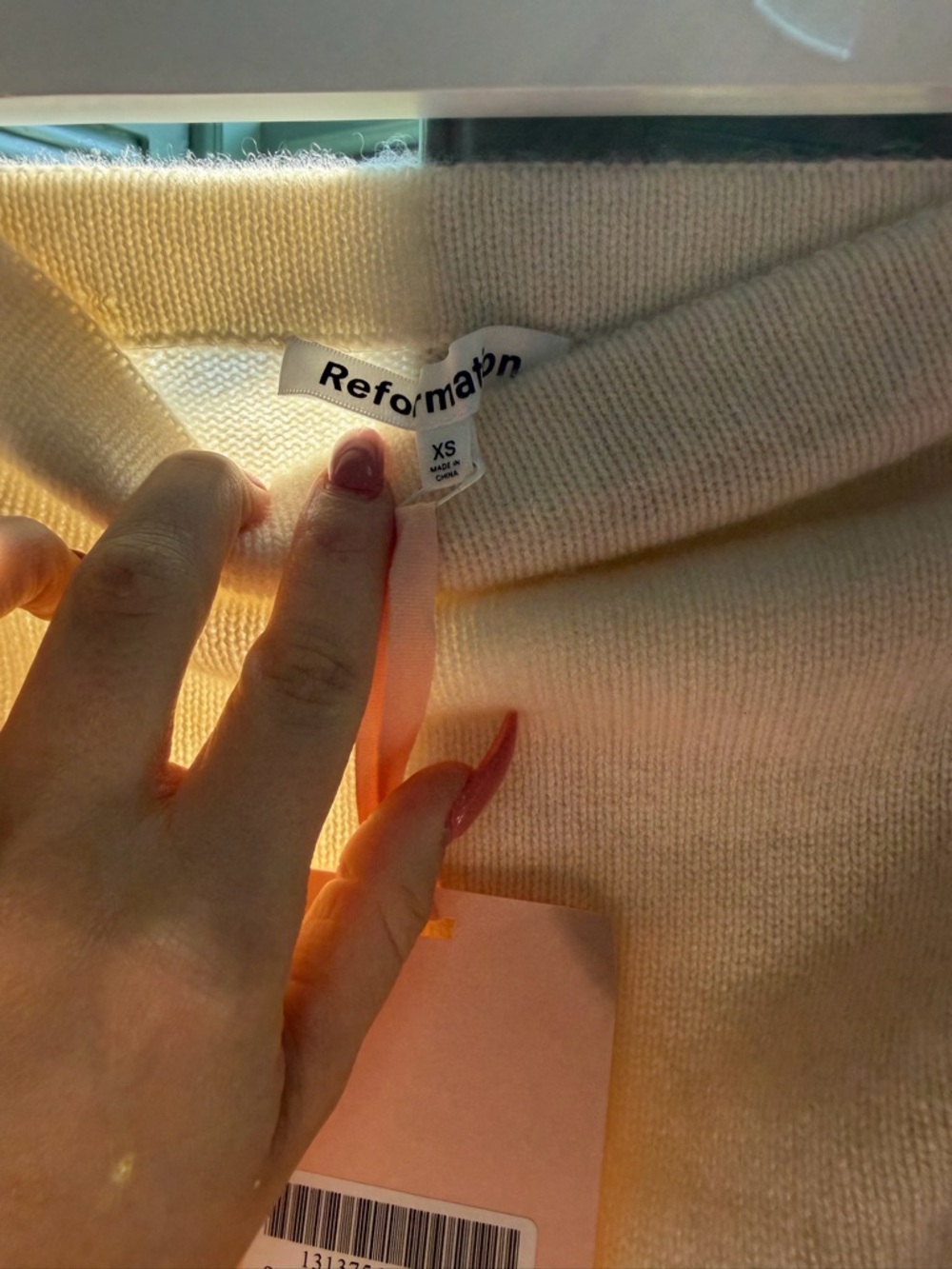 Reformation x New York City Ballet Sable Cashmere mini dress - Picture 3 of 6